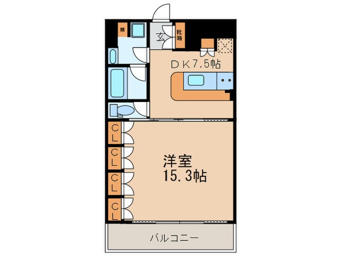 セントレイクセレブ代官町の物件間取画像