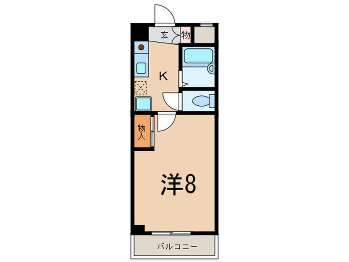 サン駒止の物件間取画像