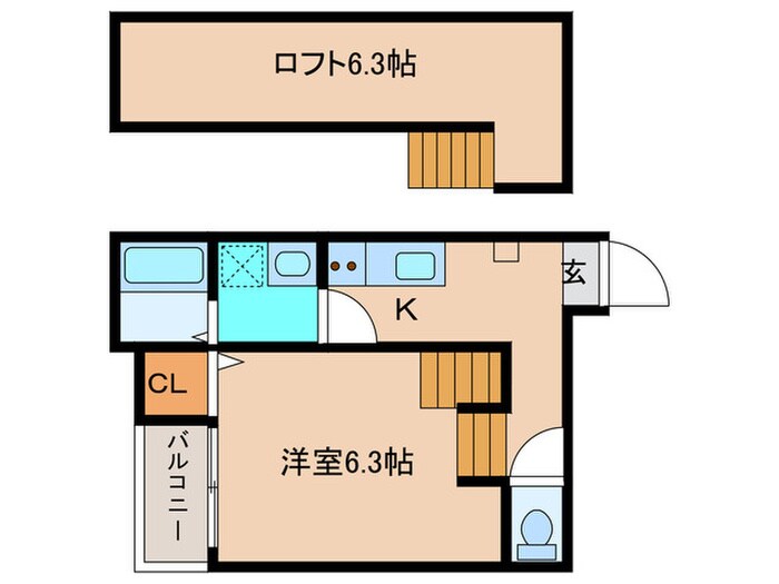 プリエ中村公園の物件間取画像