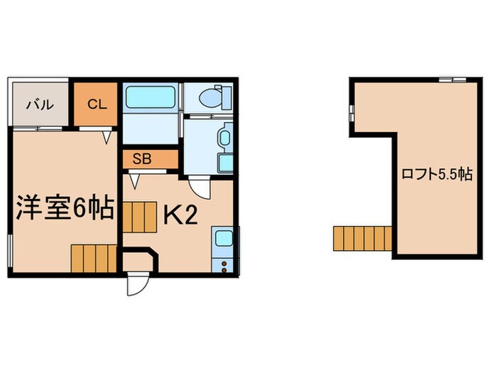 ディープリバーの物件間取画像
