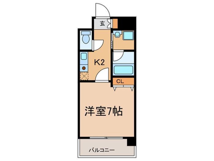 スカイフラット名古屋の物件間取画像