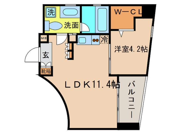 シャトーアンドホテル名駅南Ⅱの物件間取画像