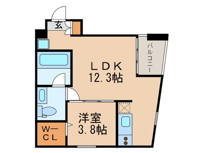 シャトーアンドホテル名駅南Ⅱの物件間取画像