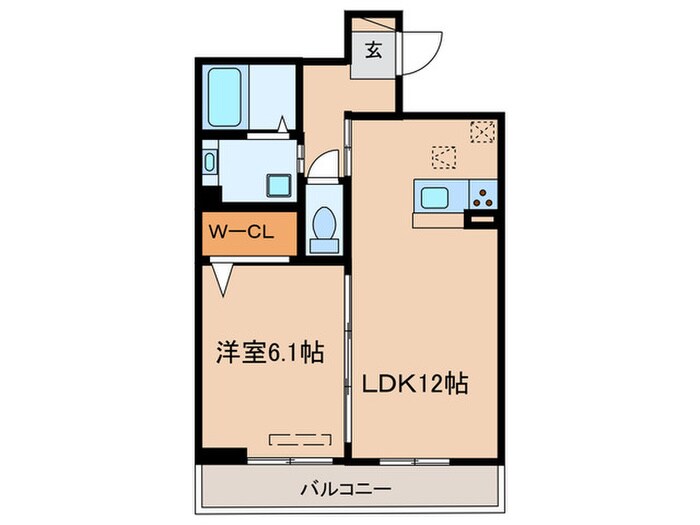 ルヴィータ栄生の物件間取画像