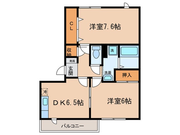 サンハウス横前の物件間取画像