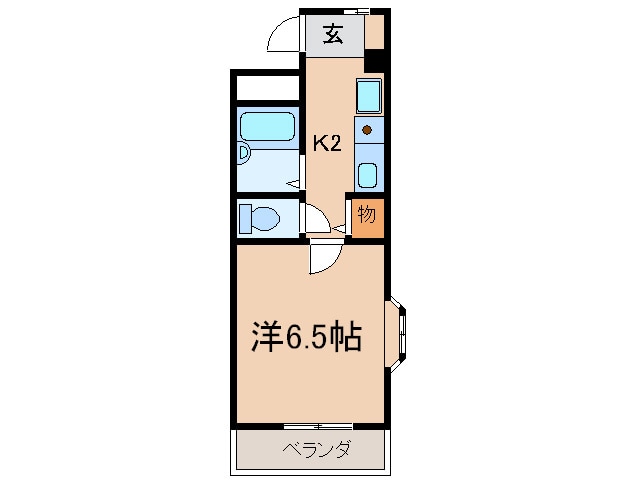 ラポ－ル川本の物件間取画像