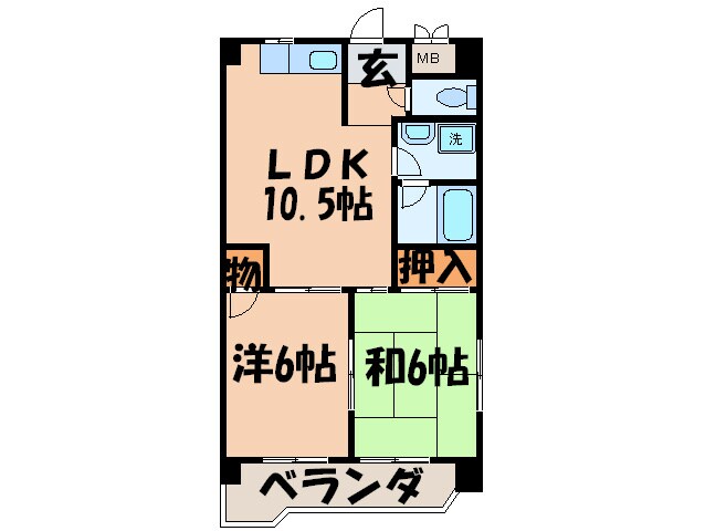 物件間取画像