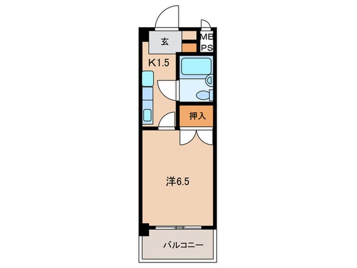 リアライズ植田の物件間取画像