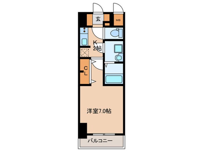 S-RESIDENCE上飯田駅前の物件間取画像