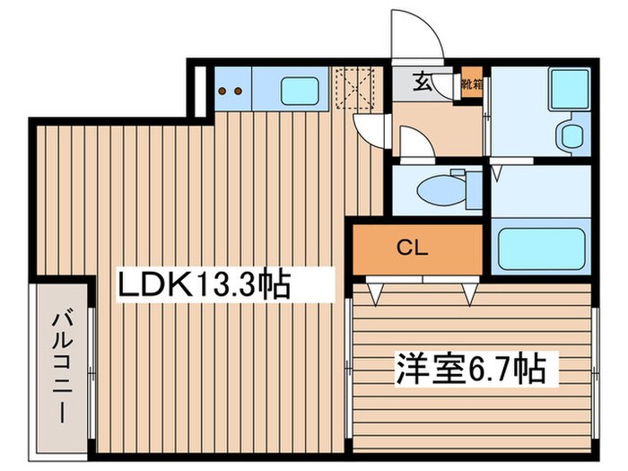 Jack kanseiⅡの物件間取画像