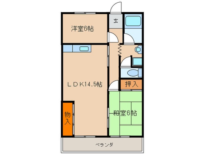 ハイツシラサワの物件間取画像