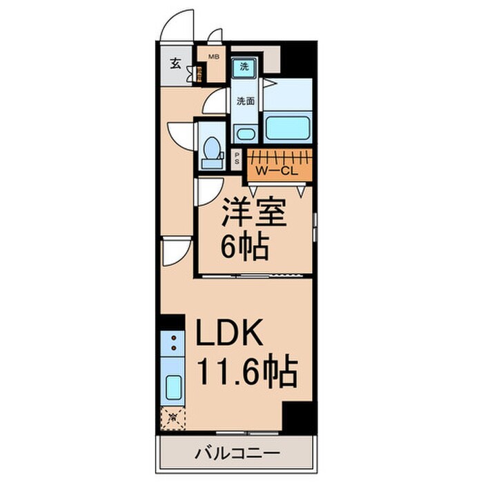 グランツ東別院の物件間取画像