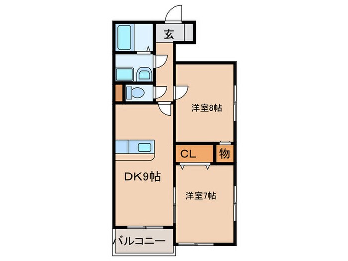 ＬａＬａＹ・Ｓ　　Ｃ棟の物件間取画像