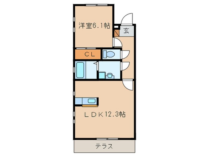 エクレールの物件間取画像