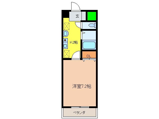 グランメ－ル城西の物件間取画像