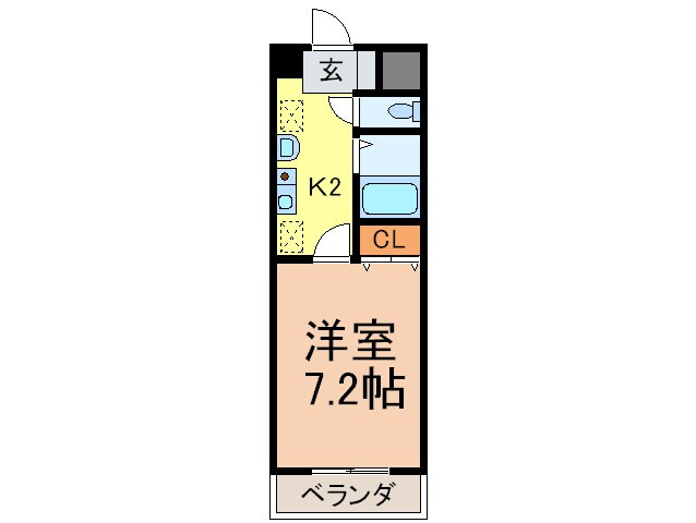 グランメ－ル城西の物件間取画像