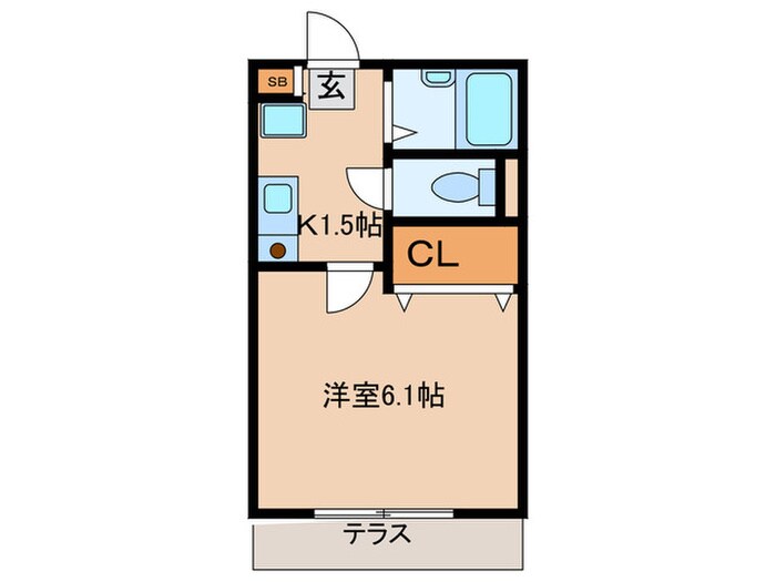 エクセル上条の物件間取画像