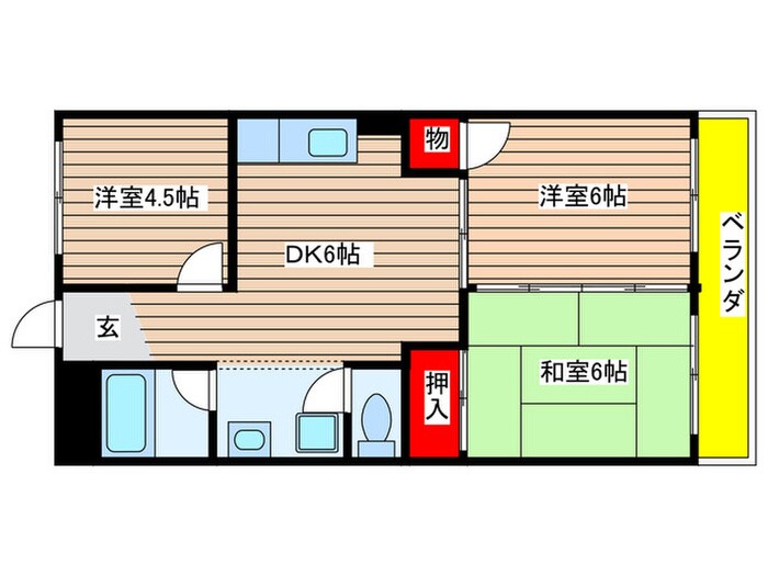 島田プラザの物件間取画像