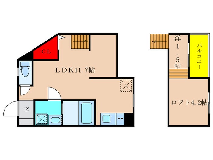 RadIAnce大江の物件間取画像