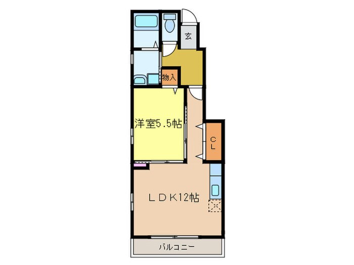 グランドカ－サ枇杷島の物件間取画像