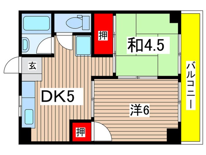 タマキビルの物件間取画像