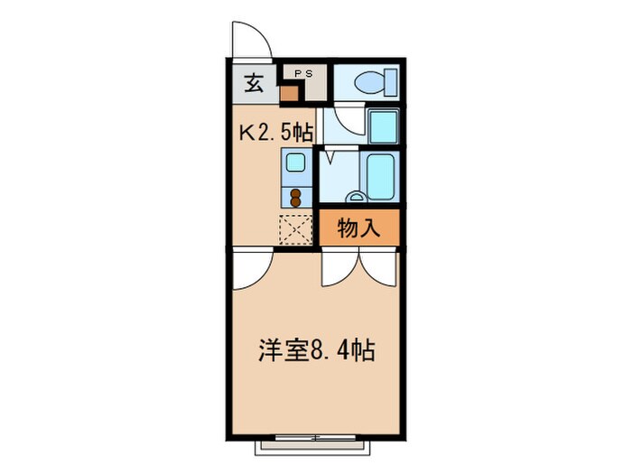 アムール　ラフレシアの物件間取画像