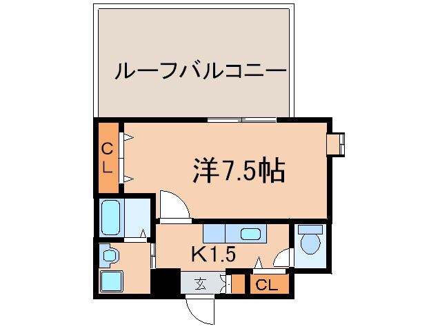 クレシェ－ル大須の物件間取画像