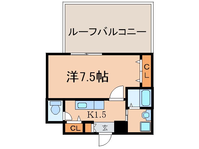 クレシェ－ル大須の物件間取画像