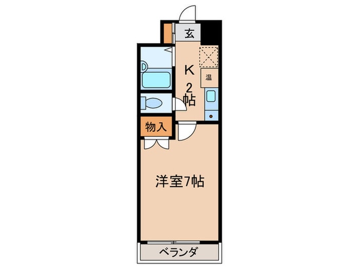 ハイ－ステイトほら貝の物件間取画像