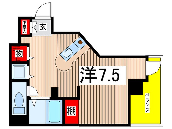 セラヴィ杁中の物件間取画像