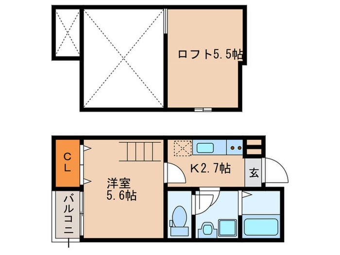 Ｓｕｎｌｉｔ　ｇａｒｄｅｎの物件間取画像