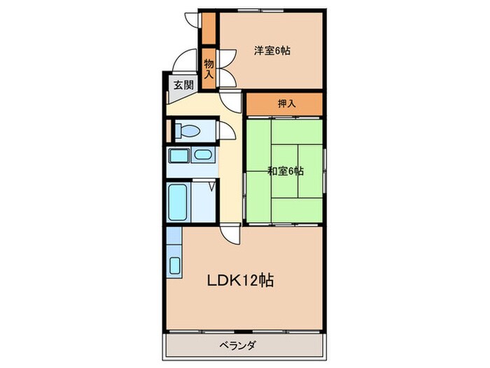 ローレル豊前の物件間取画像