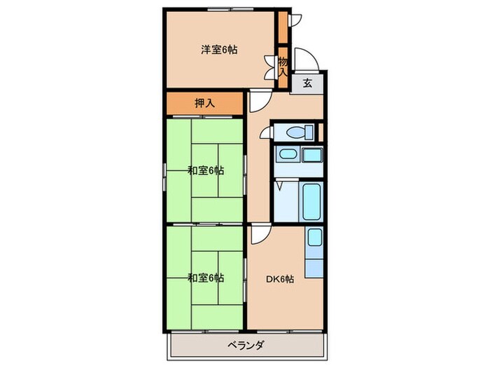 ローレル豊前の物件間取画像