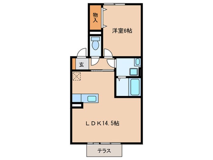 シエルコ－トⅢの物件間取画像