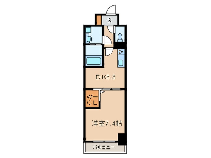 グランパークタワーの物件間取画像