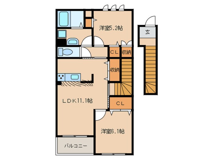 シャルマン　ドルフの物件間取画像