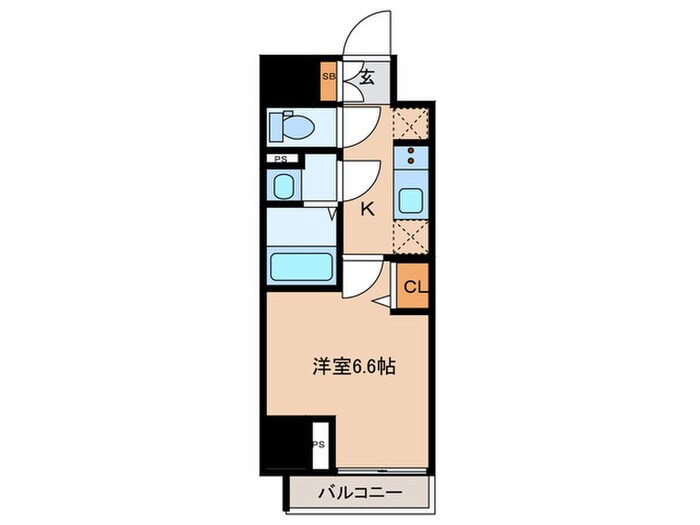 ディアレイシャス今池の物件間取画像