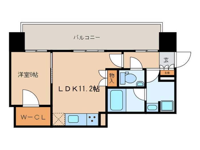 ﾌﾟﾗｳﾄﾞﾀﾜｰ名古屋伏見(1504)の物件間取画像