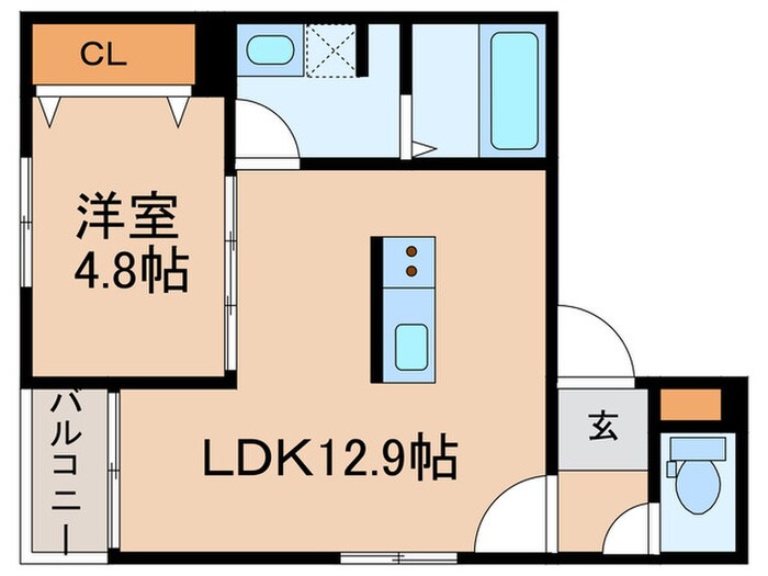 TRY Ⅱ 柳川の物件間取画像