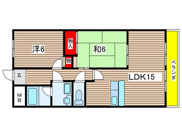 グリ－ンクレスト南山の物件間取画像