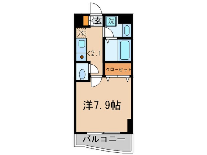 アゲ－ト白壁の物件間取画像