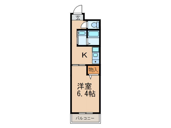 キャッスル若宮の物件間取画像