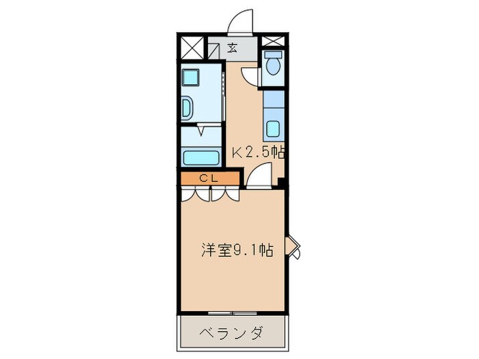 ロイヤル木の家２番館の物件間取画像