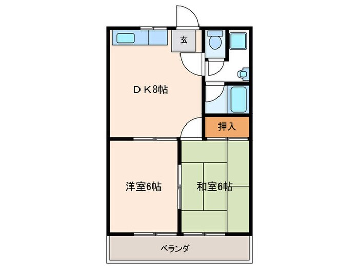 鳴神ビルの物件間取画像