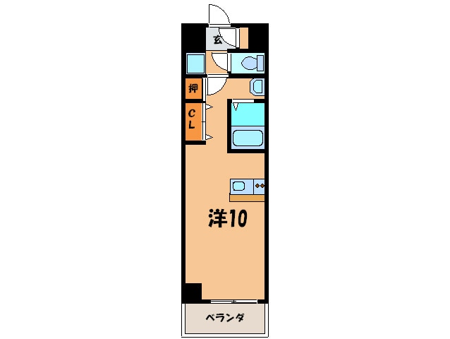 エルミタージュ名駅西の物件間取画像