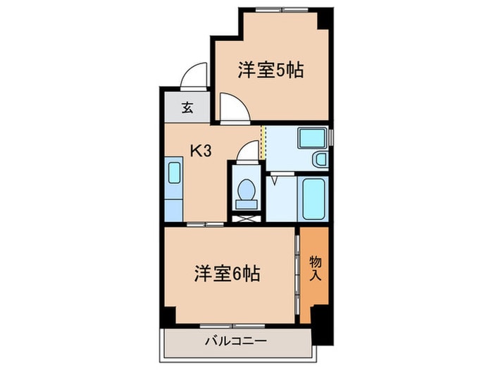 メセナ平成の物件間取画像