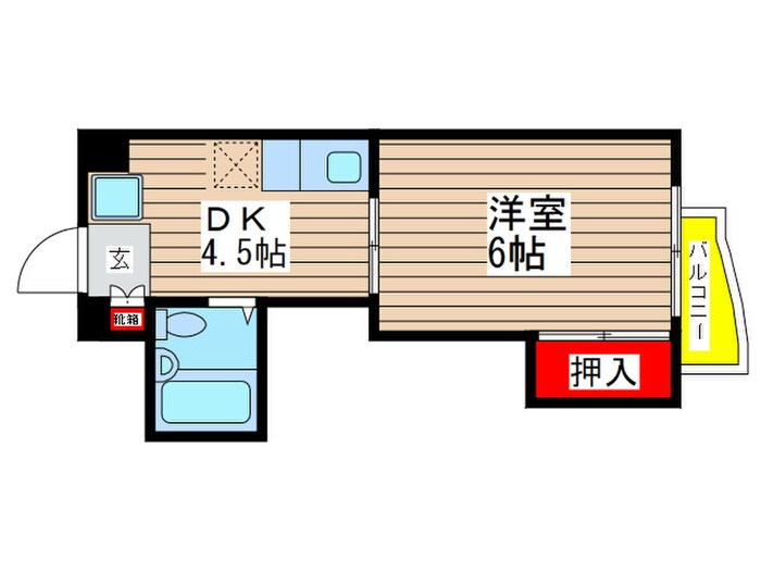 桜山ﾋﾞﾚｯｼﾞの物件間取画像