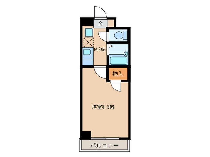 Ｍｉａ　Ｖｉｔａ栄の物件間取画像