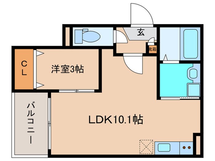 Jack biwajimaⅡの物件間取画像