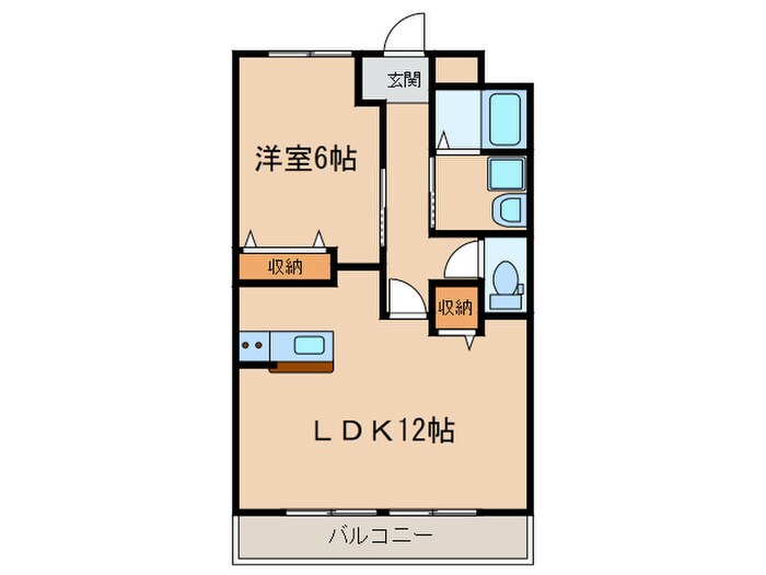 コーポサンライズの物件間取画像